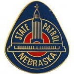 Nebraska State Patrol NE NESP highway police PATCH LAPEL PIN
